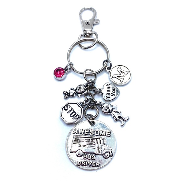 Bus Driver Keychain Bag Charm - Picture 6 of 7